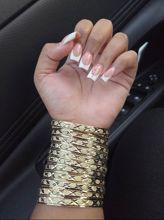 Gold Bangle Set