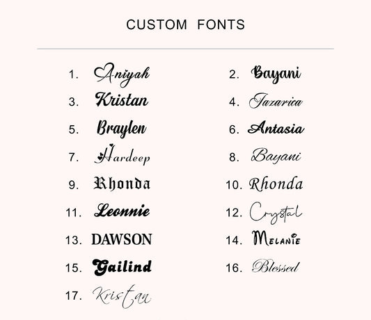 Custom Name Hoop Earrings